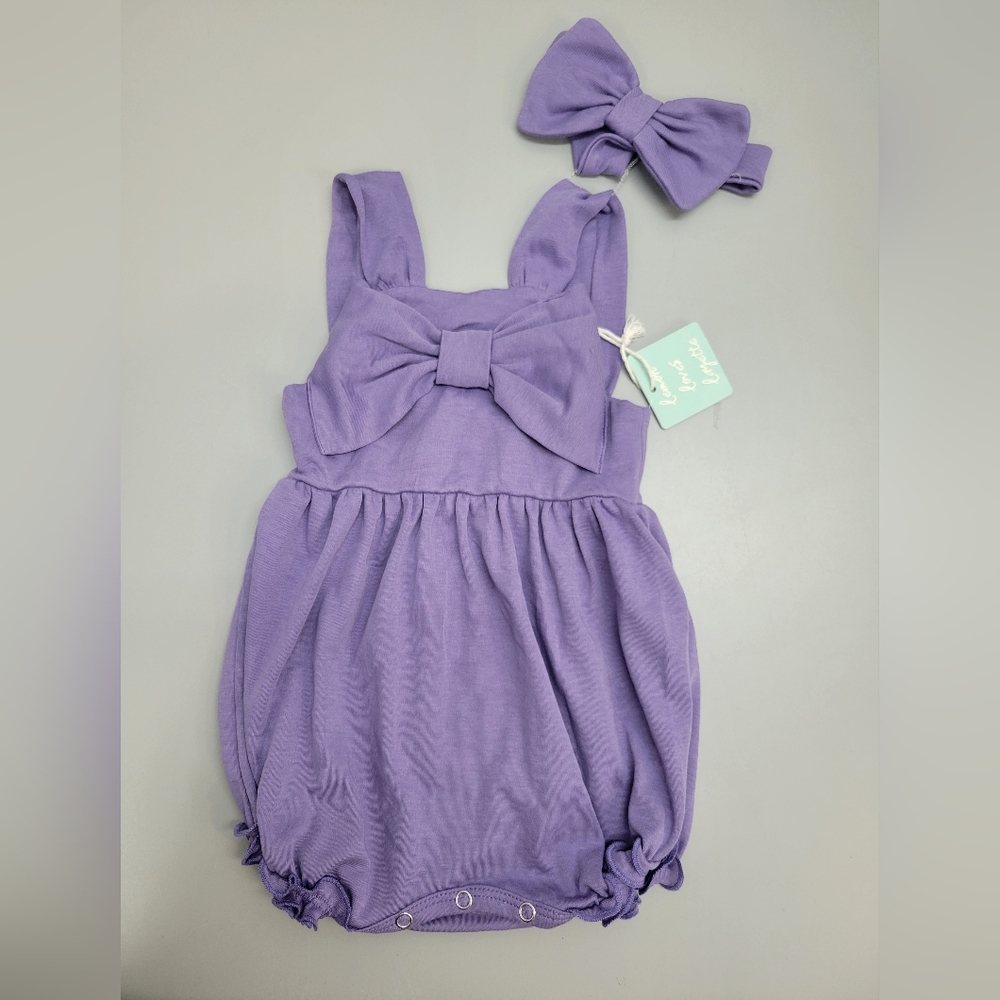 Beautiful Purple bubble romper